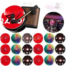 Car Air Freshener Perfume Record Player Auto Perfume Clip Vinyl Spin Phonograph Air Vent Outlet Aromatherapy Ornament Accessory