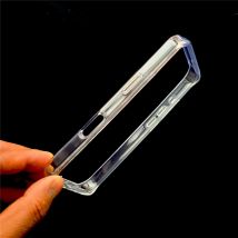 Slim Clear Silicone Bumper Frame For iphone 16 Pro Max 15 14 13 12 Mini Soft TPU Anti-Knock Protective Phone Case