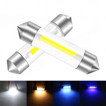 KEIN 10PCS SV8.5 C5W C10W Led Warm White 31 mm Festoon 28mm 31mm 36mm 39mm 41mm Car Light Interior Reading Lamp Bulb 6V 12V 24V