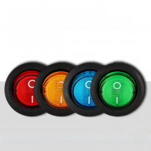 Rocker Switch On Off 2 Position 3 Pin 220v 220 V Round Power Electronic Spst 230v Switche Electrical Electric Swich Swicht