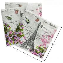 20pcs 33*33cm Titan Butterfly Element Party Decoration Disposable Paper Placemats Colorful Napkins Butterfly Bone Bart Paper