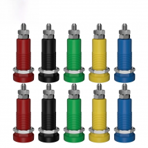 JZDZ 10pcs 3mm Banana Socket Binding Post Female Banana Plug  Electrical Connector Terminal DIY Parts J.40026