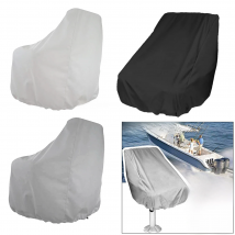 Captain Boat Seat Cover Protection Elastic Closure UV Resistant Waterproof