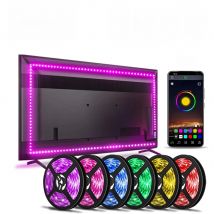 5M TV Backlight ,Color Changnig 5V USB Powered RGB5050 LED Strip Light for 24 - 80 Inch TV, Mirror, PC Decoration Christmas