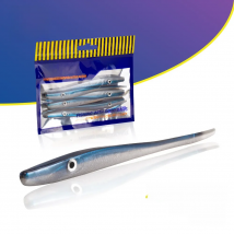 D1 Shad Eel Crazy Slug Fishing Baits 130mm 5.8g Silicone Worms Soft Lure 2021 Sea Swimbait for Trout Bass DT2006