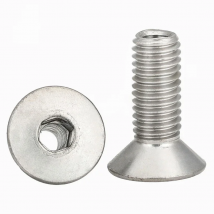 1-5P M4 M5 M6 M8 M10 M12  tainless steel hollow flat head  countersunk head screw Hollow Bolt Lamp Threading Screw Through Hole