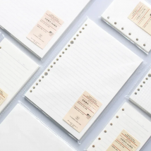 A5 B5 Loose Leaf Notebook Refill 60 Sheets Kawaii Spiral Binder Index Inside Page Dot Grid Blank Connell Stationery