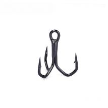 OUTKIT High Quality 5pcs/box New Design 4xStrengthen Steel Alloy Sharp Lure Treble Hook 6-14#Fishing Tackle Hook Fishing Box