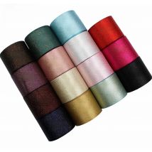 OOOT BAORJCT 1712293 38MM 10Yards Double-Sided Gold Ribbon Thermal Transfer Printed Grosgrain Wedding Accessories DIY Materials