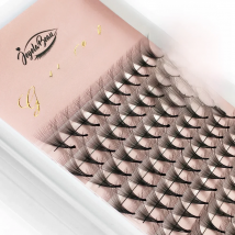 Goddess 12D/14D/16D/20D Premade Fan Eyelash Extensions Natural Soft Russian Volume Lashes Faux Mink Individual Lash Extensions