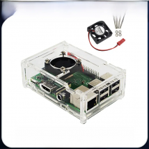 Raspberry Pi 3 Model B Plus Case Transparent Acrylic Box Protection Shell Compatible with Raspberry Pi 3B+ 3B Plus 3B 2B