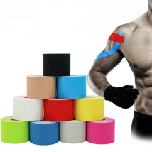 Kindmax 5 Size 100% Cotton Elastic Kinesiology Tape Sport Physiotherapy Recovery Bandage for Running Knee Muscle Protector