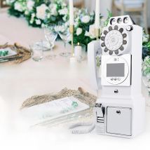 Retro style 32GB video message book, phone 1080P resolution, wedding party, birthday wishes message book, USB connection to PC