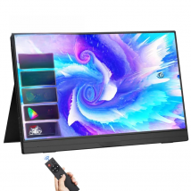 ZEUSLAP Portable Monitor Ultrathin 15.6inch touch/non touch 1080P FHD HDR IPS USB-C for laptop phone xbox cctv camera PS4 PS5