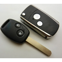 2 Buttons Remote Folding Key Shell Fit For Honda Pilot CRV Accord Civic Fob Modified Keyless Case Flip Foldable replacement 2B