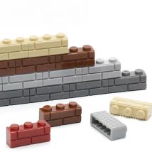 MARUMINE 150PCS 1x3 Wall Bricks Cube Idea Part House Build Block Parts 3622 Compatible Accessories DIY Assembly MOC Street View