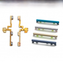 New Power Volume Side Key Button Flex Cable Ribbon For Xiaomi Redmi Note 9S 9 Pro Replacement Parts
