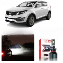 Car Bulbs For Kia Sportage 2011 2012 2013 2014 LED Headlight Headlamp Low Beam High Beam Sportage SL Lights Lighting Accessories