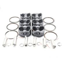 Engine  6 pcs Piston Set 84.00MM For BMW E46 E39 E60 E61 Z4 E85 325i 525i 2.5i M54 B25 11257509175 11257504767 11257512526