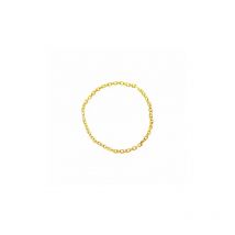 Stainless Steel Fashionable Women Gold Color Link Chain Rings Charm Jewelry