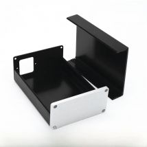 W10H5L15 Blank Silver Panel Full Aluminum Chassis Mini Audio Amplifier Enclosure/ Tube Preamp Box/ Linear Power Adapter Housing