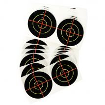 100 Pcs Splatter Blossom Target Stickers, Pattern 8910 Cross, Diameter 3"/7.5cm, Shooting Target, Outdoor and Indoor Sport