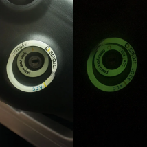 Luminous Key Hole Decorative Stickers Start Up Ring Epoxy Trim For Smart 451 453 Fortwo Forfour Car Interior Accessories
