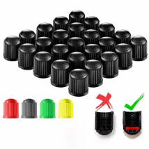AUTCOAT Tire Stem Valve Caps, with O Rubber Ring, Universal Stem Covers for Cars, SUVs, Bike and Bicycle, Trucks, Motorcycles