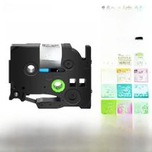 GREENCYCLE 1Pcs 6mm/9mm/12mm 231 Label Tape Compatible for Brother P-Touch Label Maker for TZ TZE 131 231 431 531 631 731 Ribbon