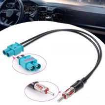 Radio Audio Cable Adaptor Antenna Audio Cable Male Double Fakra - Din Male Aerial For Audi/VW/Volkswagen Car Electronics