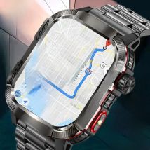 New Outdoor Military Sports GPS Track Smart Watch Men Heart Rate Waterproof Fitness Bluetooth Call Smartwatches For Huawei