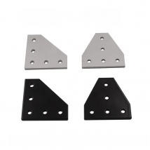 LINK CNC 5 holes 90 degree joint board plate corner angle bracket connection strip for 2020 aluminum profile 1pcs