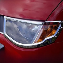 Chrome Headlights Cover For Mitsubishi L200 Triton MN 2006 2007 2008 2009 2010 2011 2012 2013 2014 Car Exterior Accessories