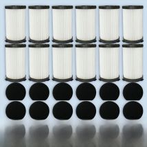 Filter Compatible For MOOSOO D600, D601, iwoly V600 / Cecotec Conga Thunderbrush 520, 550, 560 / Ariete Handy Force 2761, 2759