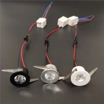 1w mini spot light AC 110v 220v dimmable for ceiling 3W Recessed lamp Home Under Cabinet Lights led white spot light fixture