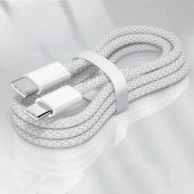 Usb C to Type C Fast Charging PD 60W Mobile Phone Date Cable For Iphone15 Android Samsung Huawei Type C Braided Charger Cable