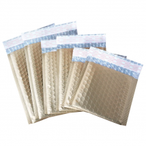50PCS/Pack Matte Gold Bubble Mailer Waterproof Courier Mailing Envelope Bags Shockproof Padded Shipping Bubble Envelopes Bag