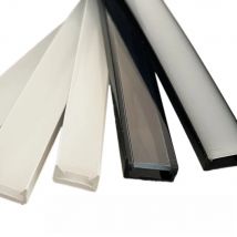 WS2812 WS2811 T0515 T0513 T0511 LED Silicone Tube Flexible Protection Cover Transparent Matte Black Milky For 8-12mm Strip Light