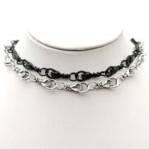 2022 New Hand Grip Ring Necklace Retro Hand In Hand Unisex Choker Necklace Women Hip-hop Gothic Punk Style Chain Choker Gifts