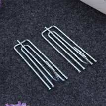 Stainless Metal Two /Four Fork Hook For Curtain Plastics Styling Hook For S Fold Curtains Rail DIY Home Tape Curtain Accessories