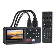 UNISHEEN HD Video Capture Box 1080P Video to Digital Converter with 3" Screen, 4K HDMI/CVBS/VGA/YPBPR Inputs Video Recorder