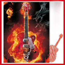 6 Pcs Electric Guitar Strings E102 Premium Coated Steel Strings Nickel Alloy Winding String Guitar Accessories
