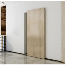 Concealed Sliding Barn Door Hardware Soft Closing Interior Wall Mount Hidden Track Rolling Kit,No Door