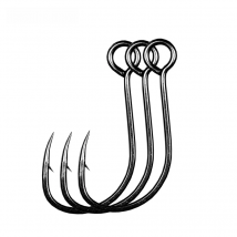 20pcs for Fishing Lure Spare Hook Single Fish Lure Hooks Inline Hook Big Eye Size 1/ 2/ 4/ 6/ 8 Sharp High Carbon Steel