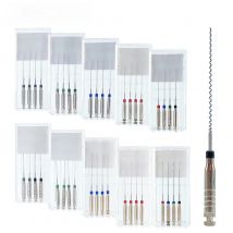 WELL CK 4pcs/Box 21/25mm #25-40 Dental Rotary Paste Carriers Spiral Filler Lentulo Assorted Engine Filling Paste Dentistry Tool