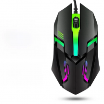 1 PC ITLY M01 Sports LED Luminous Backlit USB Wired Gaming Mouse for Desktop PC Laptop Office Computer Gaming Mouse