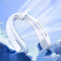 CAFELE Hanging Neck Fan Portable 1800mAh Rechargeable Air Cooler 360° Surround Blowing Electric Fan For Home Office Outdoor