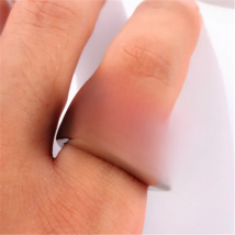 European and American stainless steel letter ring men's jewelry wholesale simple MCC titanium steel ring