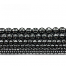 Natural Stone Hematite Beads Round Loose black Beads 3mm 4mm 6mm 8mm 10mm 12mm DIY Necklace Bracelet Jewelry Making Accessories
