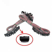 Flat Ribbon Data Cables 16pin for LED Display Receiving Card connection Pure Copper Signal 20cm 40cm 60cm 80cm 100cm Length